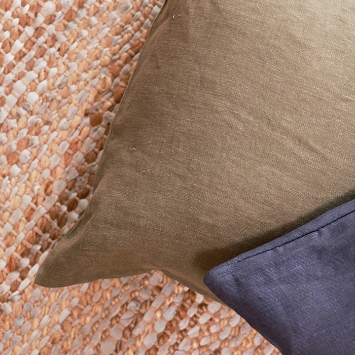 Декоративная наволочка SL Home Linen 40*40 см, цв. зеленый, 100%лён Декоративная наволочка SL Home Linen 40*40 см, цв. зеленый, 100%лён