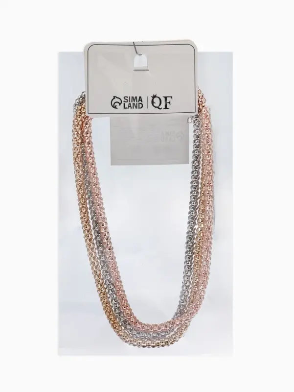 Чокер "Стиль" (набор 3шт) плетение, тянется, цветной 35+удл