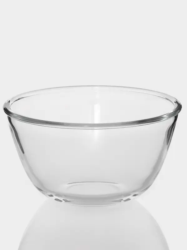 Салатник Доляна Simple, 750 мл, 15&times;8 см, стекло, прозрачный