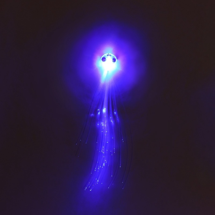 Прядь для волос на заколке, светящиеся, 3,5 х 33 см Прядь для волос на заколке, светящиеся, 3,5 х 33 см