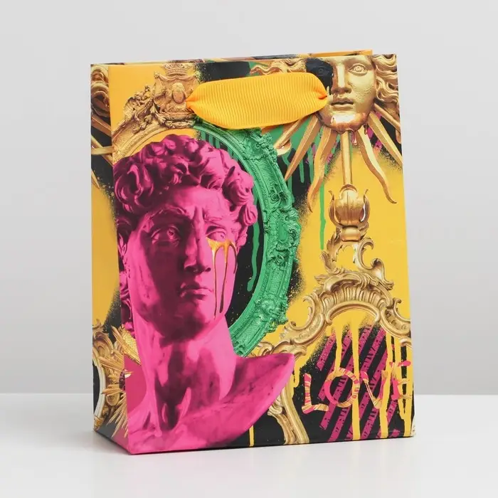 Пакет подарочный ламинированный, упаковка, «Арт фри», S 12 х 15 х 5.5 см Пакет подарочный ламинированный, упаковка, «Арт фри», S 12 х 15 х 5.5 см