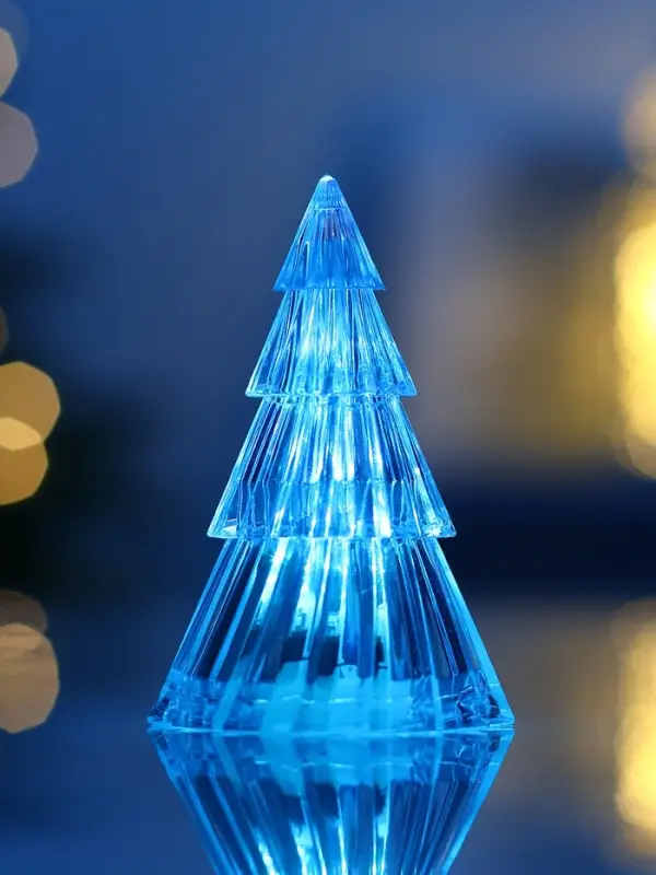 Световая фигура  Световая фигура "Елочка", 9 см, 1 LED, LR44x3, RGB