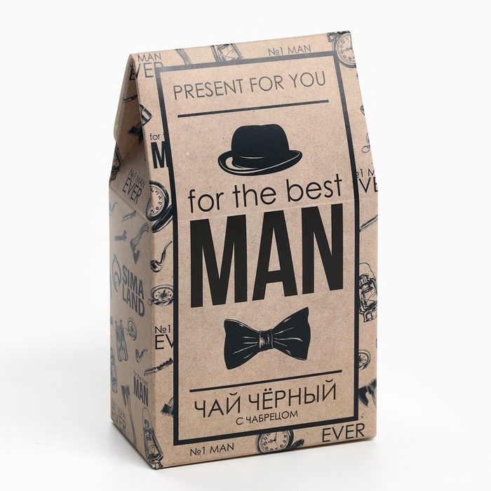 Чай в коробке домик «Лучшему мужчине», 20 г Чай в коробке домик «Лучшему мужчине», 20 г