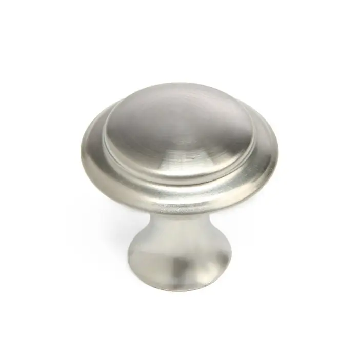 Ручка кнопка ТУНДРА, d=23 мм, цвет матовый никель Ручка кнопка ТУНДРА, d=23 мм, цвет матовый никель