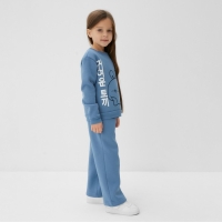 Костюм детский с начёсом (свитшот, брюки) KAFTAN Кролик, размер 30 (98-104 см), голубой