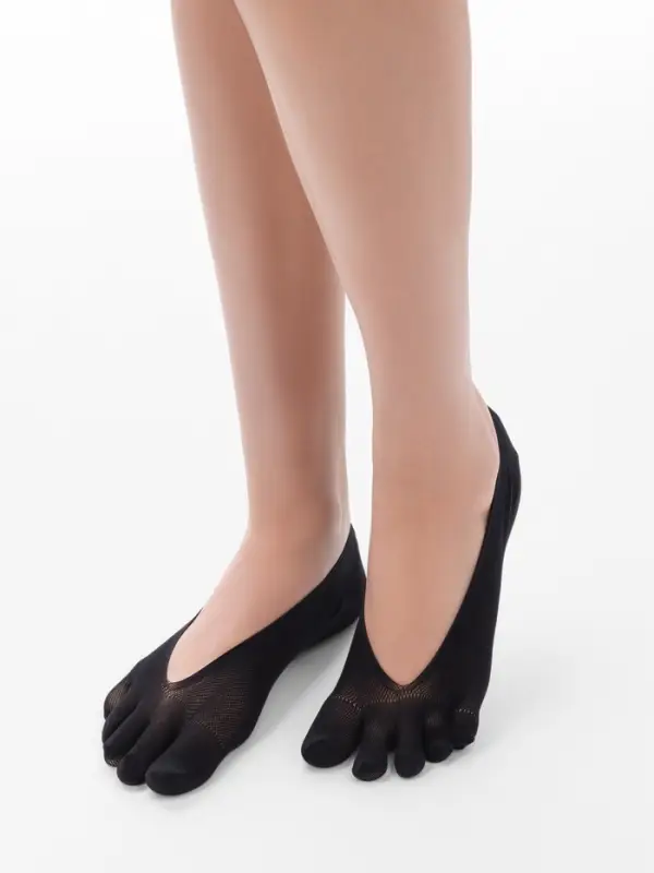 Корректоры - разделители для пальцев ног, капроновые, 36-42 р-р, пара, чёрные