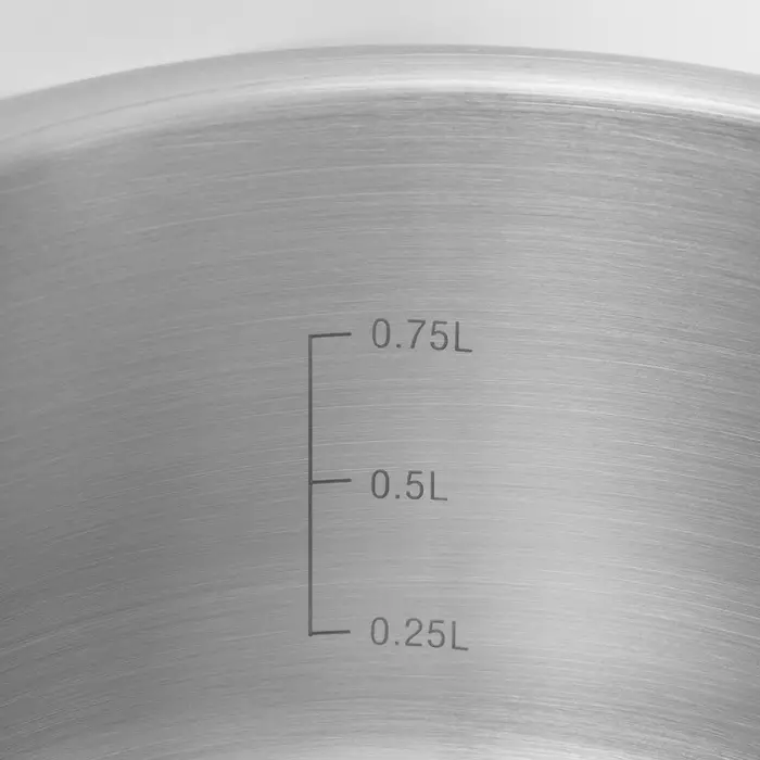 Кастрюля Катунь &laquo;Общепит&raquo;, 1 л, d=14 см, с крышкой, капсульное дно, индукция, нержавеющая сталь, хромированная