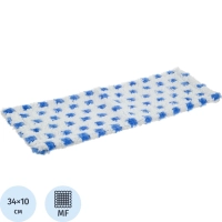 Насадка МОП Luscan 34х10см, микрофибра, кнопки