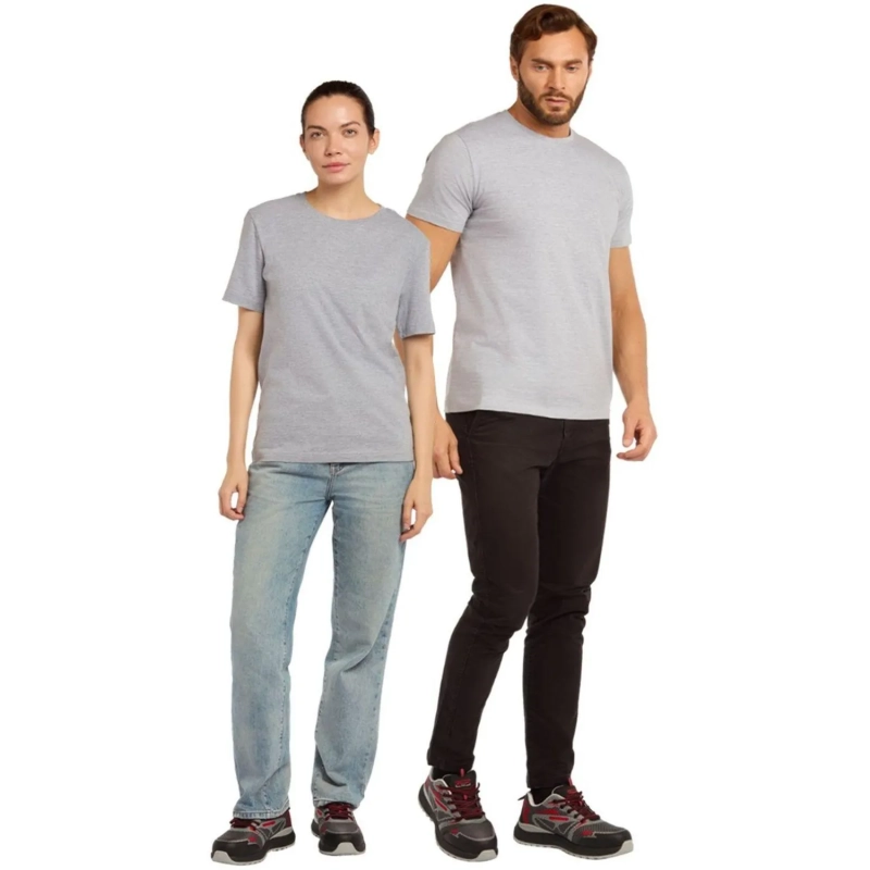 Футболка (160 г.) с кор.рукавом серый меланж (XXXL)