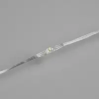 Гирлянда &laquo;Нить&raquo; 200 м роса, IP44, серебристая нить, 2000 LED, свечение белое, 36 В