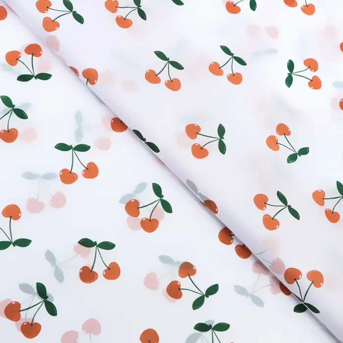 Бумага упаковочная тишью, «Вишня», 50 см × 70 см 17 грамм