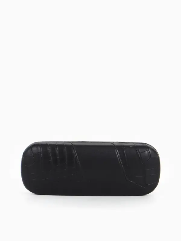 Футляр для очков на хлопушке, размер 16&times;5.8&times;3 см, чёрный