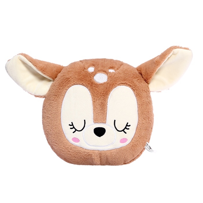 Мягкая игрушка-подушка Мягкая игрушка-подушка "Олененок", 27 см 7463/БЖ/27