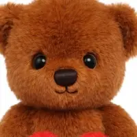 Мягкая игрушка "Мишка с сердечком" 30 см