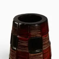Ваза напольная &laquo;Индиго&raquo;, бочонок, 17&times;60 см, керамика, коричневая