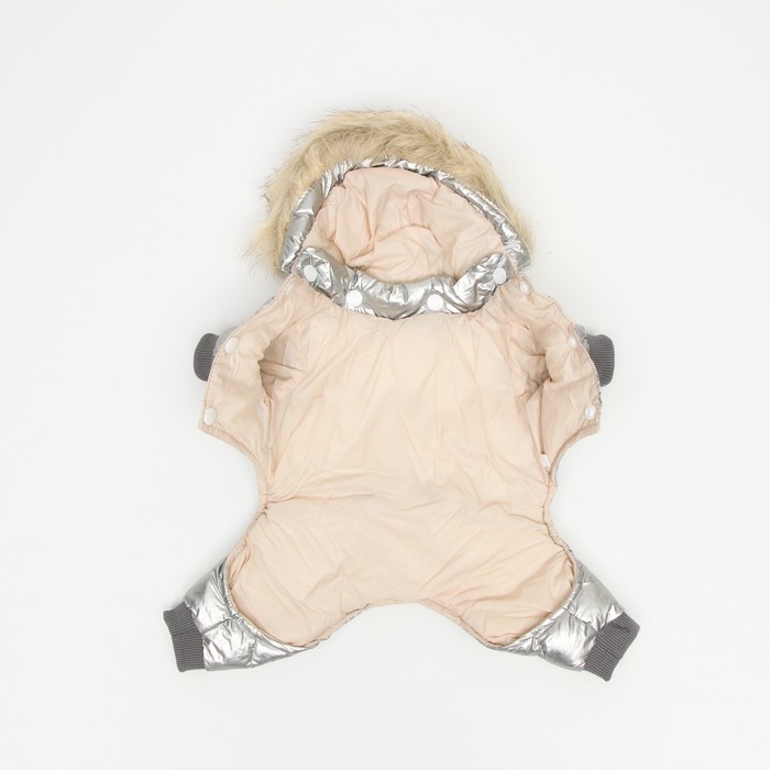 Комбинезон Комбинезон "Мальчик" с утяжкой, размер 16 (ДС 36 см, ОГ 46 см, ОШ 35 см), серебряный