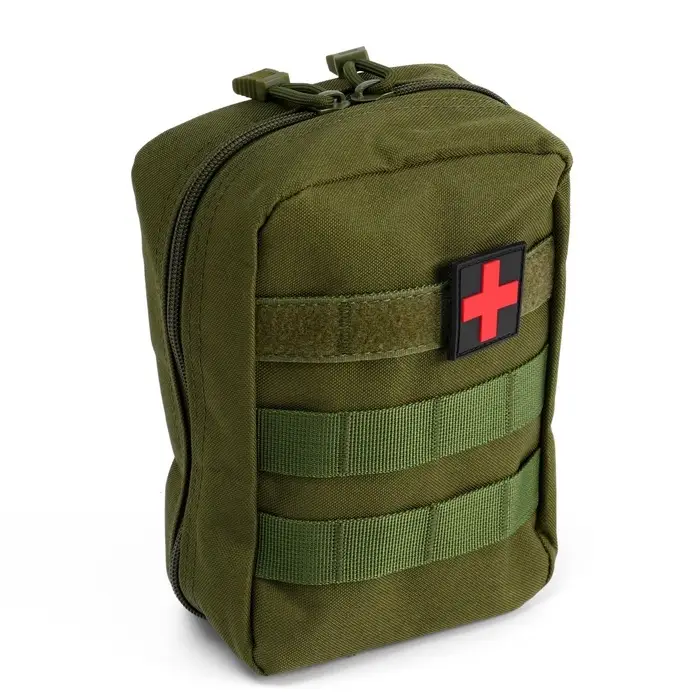 Аптечка тактическая-подсумок, 14.5&times;20 см, зелёная