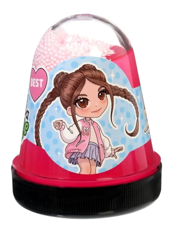 Слайм "Милана Хаметова розовый капсула", 130 г. Slime SLM310