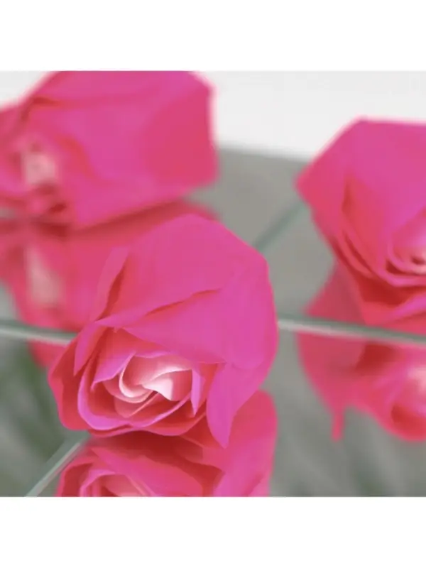 Мыльные розочки, розовая фуксия, набор 24 шт., в коробке
