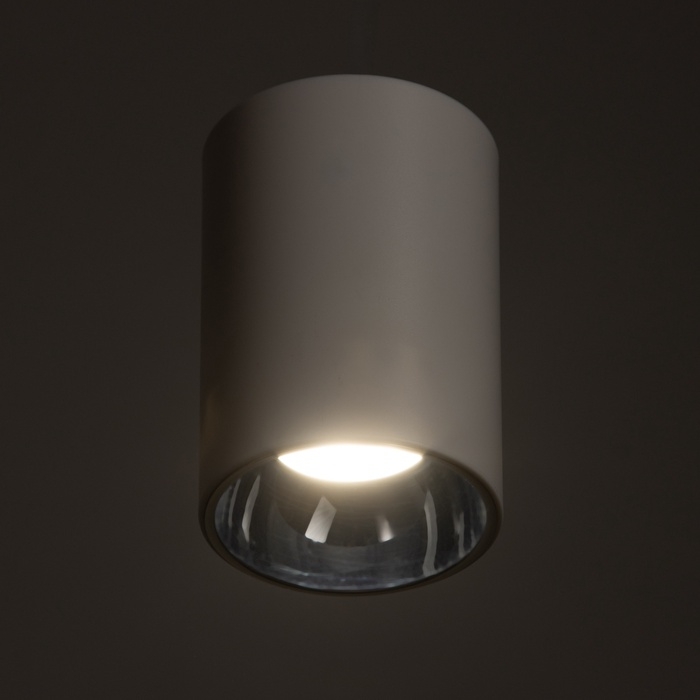 Светильник Светильник "Рулл" GU10 10Вт бело-серебристый 7,3х7,3х10,3 см