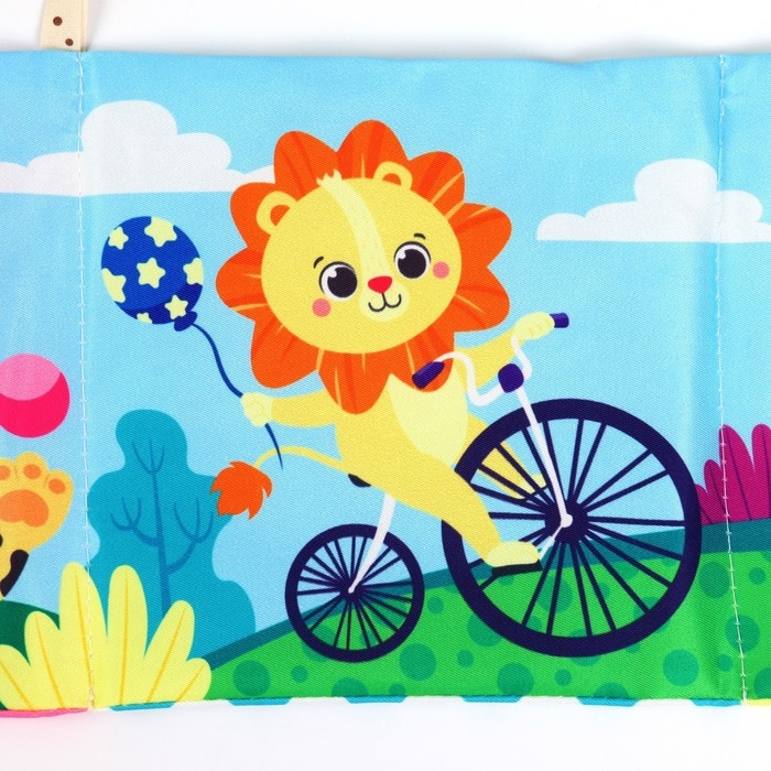 Бортик на кроватку «Африка» 14х70 см, Крошка Я Бортик на кроватку «Африка» 14х70 см, Крошка Я