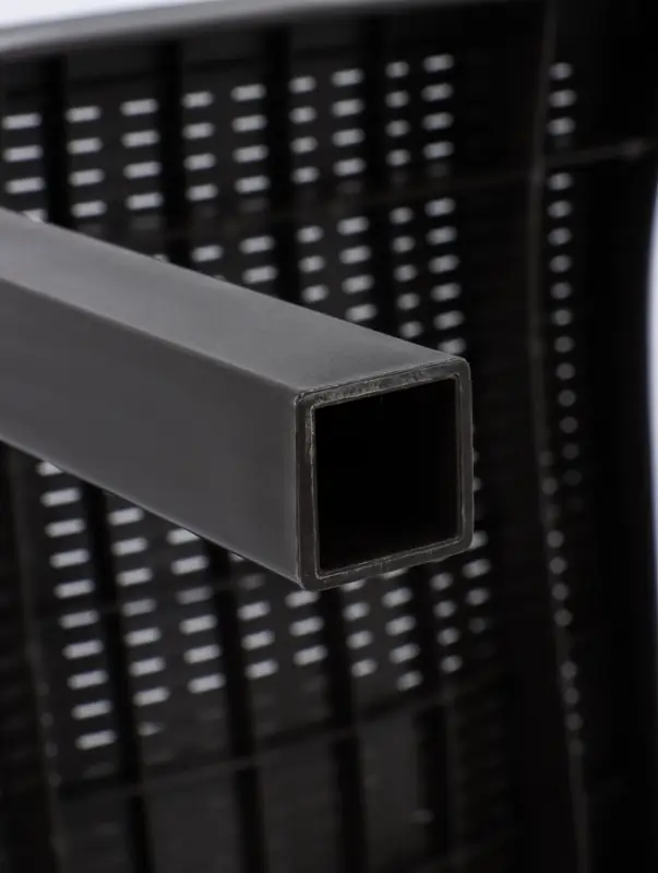 Стул садовый Rattan, 50.6&times;58&times;83.3 см, пластиковый, цвет горький шоколад