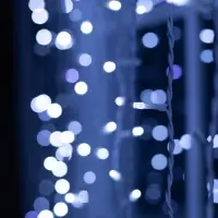 ЗАНАВЕС SPEC. IP44, УМС, Ш:2 м, В:7.4 м, Н.Б. 3W LED-1480/370-220V, мерцание, БЕЛЫЙ