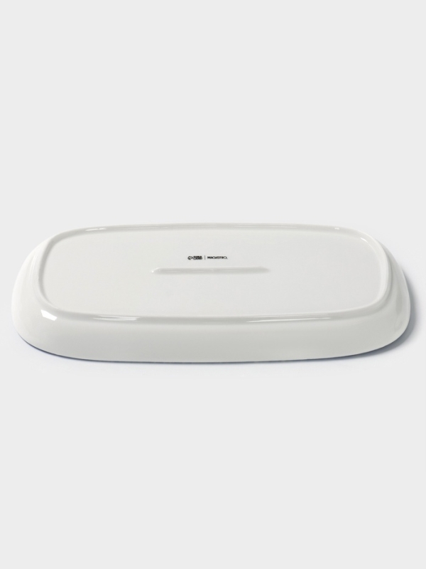 Блюдо овальное Блюдо овальное "Blue Lagoon" Magistro 30см, цвет белый, синий