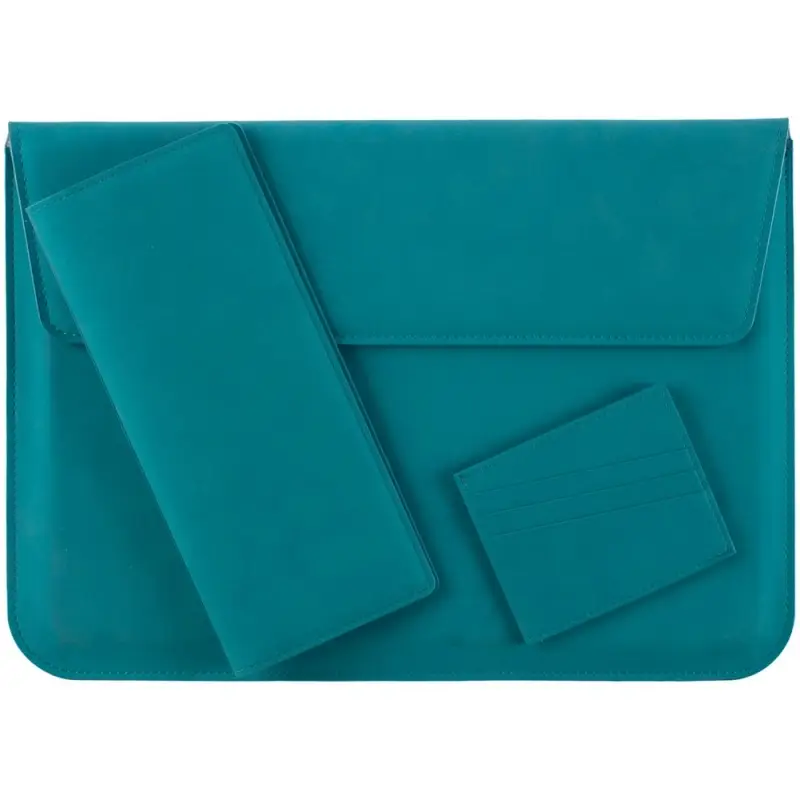Чехол для ноутбука Nubuk, бирюзовый Чехол для ноутбука Nubuk, бирюзовый