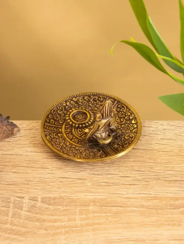 Подставка под благовония  Подставка под благовония "Ганеша" латунь 7 см