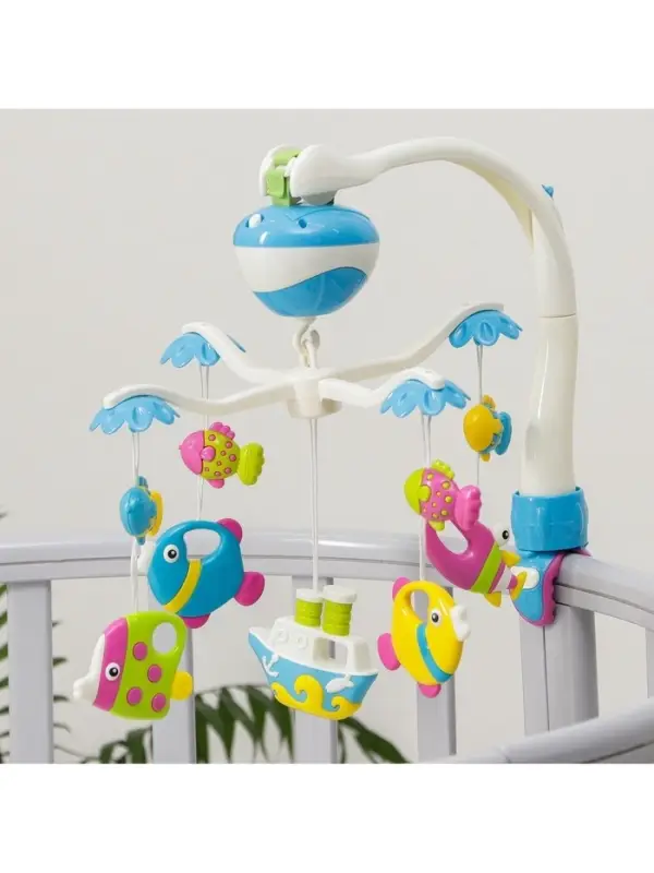 Мобиль музыкальный на кроватку Крошка Я &laquo;Кораблик&raquo;, на батарейках, виды МИКС