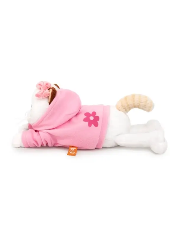 Мягкая игрушка &laquo;Кошечка Ли-Ли&raquo; в худи с цветочком, 18 см