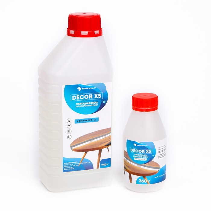 Прозрачная эпоксидная смола «EpoximaxX DECOR X5», 1 кг Прозрачная эпоксидная смола «EpoximaxX DECOR X5», 1 кг
