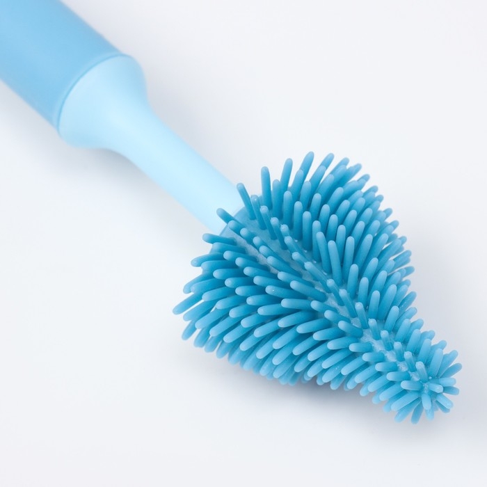 Набор ёршиков для бутылочек и сосок, 3 шт., цвет голубой Набор ёршиков для бутылочек и сосок, 3 шт., цвет голубой