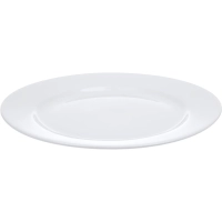 Тарелка Chan Wave Classic мелкая, фарфор, белый, D250мм, фк0131