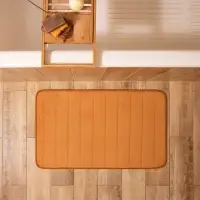 Коврик для ванной &laquo;Этель&raquo; Basic, 50&times;80 см, светло-коричневый