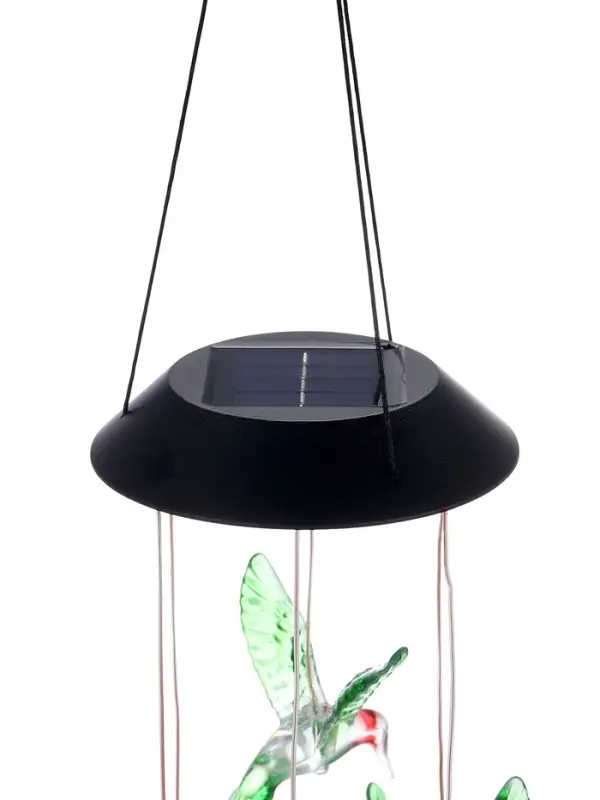 Садовый светильник &laquo;Колибри&raquo;, уличный, на солнечной батарее, 6 LED, свечение мульти