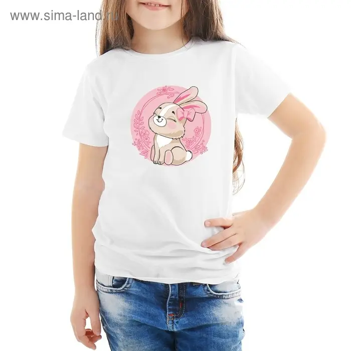 Термонаклейка для декорирования текстильных изделий детская &laquo;Зайка&raquo;, 14 х 14 см