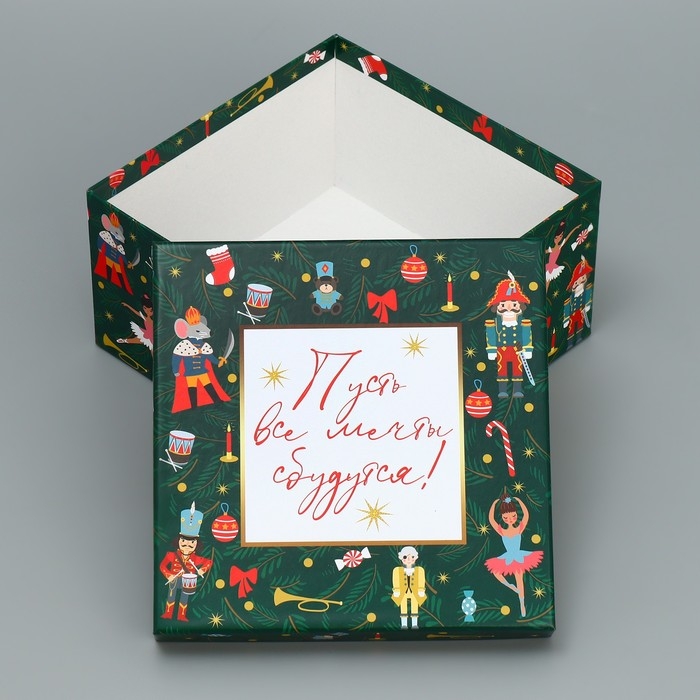 Набор подарочных коробок 10 в 1 «Щелкунчик», 10 х 10 х 6 – 28 х 28 х 15 см, Новый год Набор подарочных коробок 10 в 1 «Щелкунчик», 10 х 10 х 6 – 28 х 28 х 15 см, Новый год