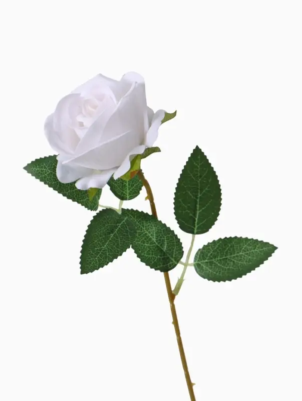 Цветы искусственные &laquo;Роза обаяние&raquo;, 6&times;46 см, белые