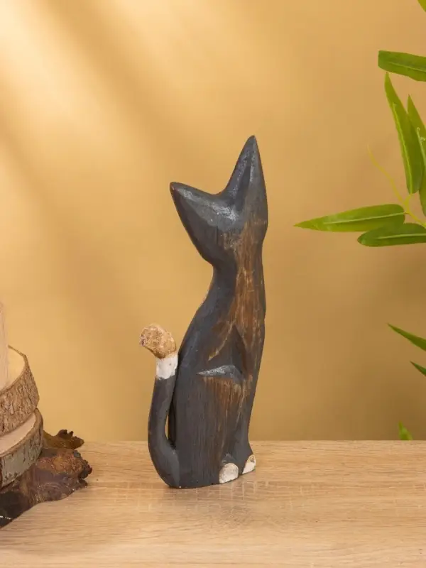 Сувенир «Кошка в ошейнике», 7×3.5×20 см, дерево, МИКС