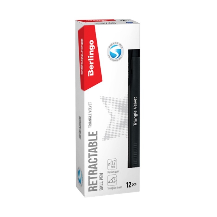 Ручка шариковая автомат Berlingo Triangle Velvet (NEW) трехгран. корпус син 0,7мм Ручка шариковая автомат Berlingo Triangle Velvet (NEW) трехгран. корпус син 0,7мм