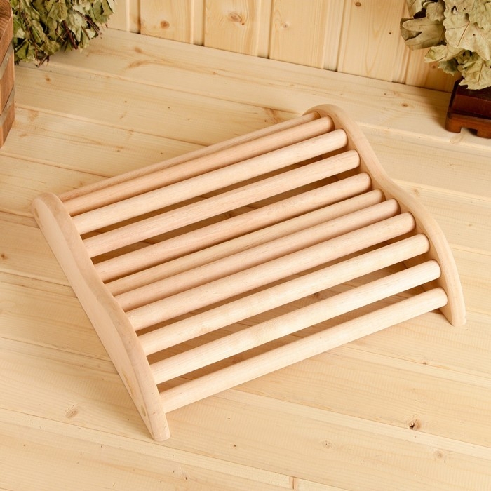 Подголовник из ольхи, анатомический 37х37х8 см Подголовник из ольхи, анатомический 37х37х8 см