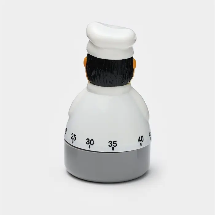 Таймер механический Доляна &laquo;Повар&raquo;, кухонный, 5.8&times;10.7 см, белый