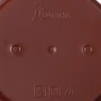 Горшок для цветов с поддоном Доляна &laquo;Арена&raquo;, 2 л, пластиковый, цвет коричневый