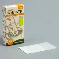 Набор фильтр - пакетов для заваривания чая, размер 13&times;6.5 см, 100 шт.