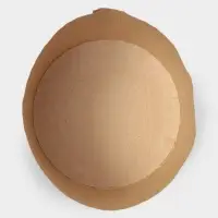 Формы для выпечки кулича бумажные, одноразовые, набор 10 шт., 13.4&times;9.5 см, коричневые