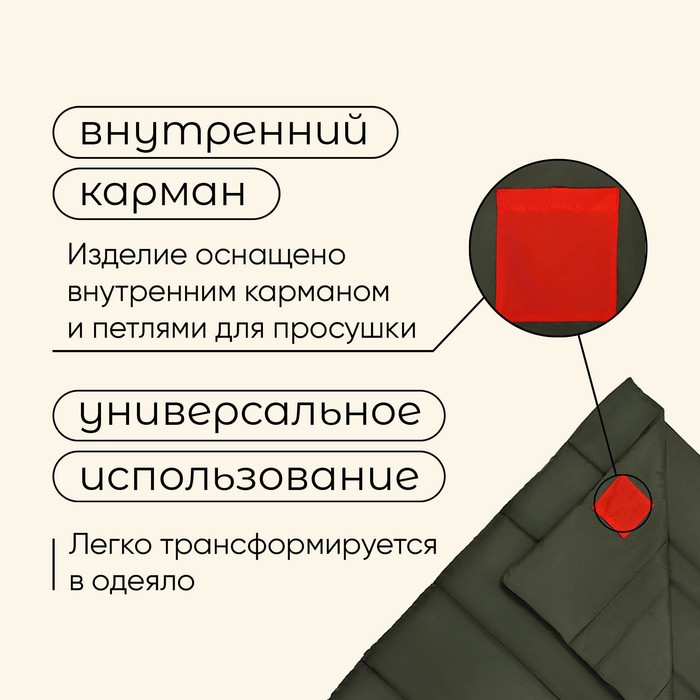 Спальный мешок maclay camping summer, одеяло, 2 слоя, правый, 220х90 см, +10/+25°С Спальный мешок maclay camping summer, одеяло, 2 слоя, правый, 220х90 см, +10/+25°С