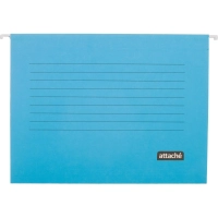 Папка подвесная&nbsp; Attache, А4, картон, синий, до 200л., 5шт/уп