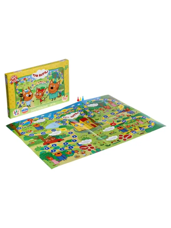 Настольная игра-ходилка &laquo;Три кота&raquo;
